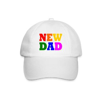 New dad - Casquette classique - blanc/blanc - Devant