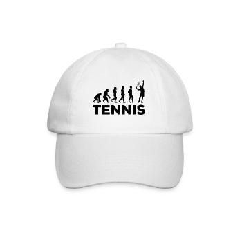 Évolution Tennis, Cadeau Joueur De Tennis - Casquette classique - blanc/blanc - Devant
