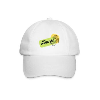 Tenerife Gecko Lizard - Baseball Cap - white/white - Front