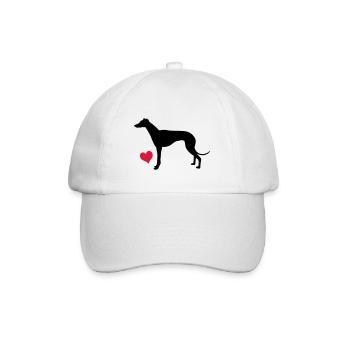 Greyhound - Baseball Cap - white/white - Front