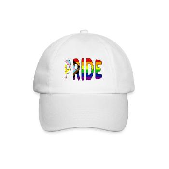 Logo de la fierté Progress 2023 - Casquette classique - blanc/blanc - Devant