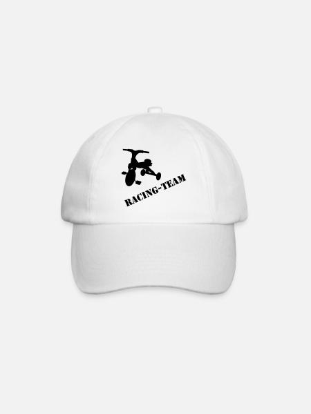 Racing Team - Baseball Cap - white/white