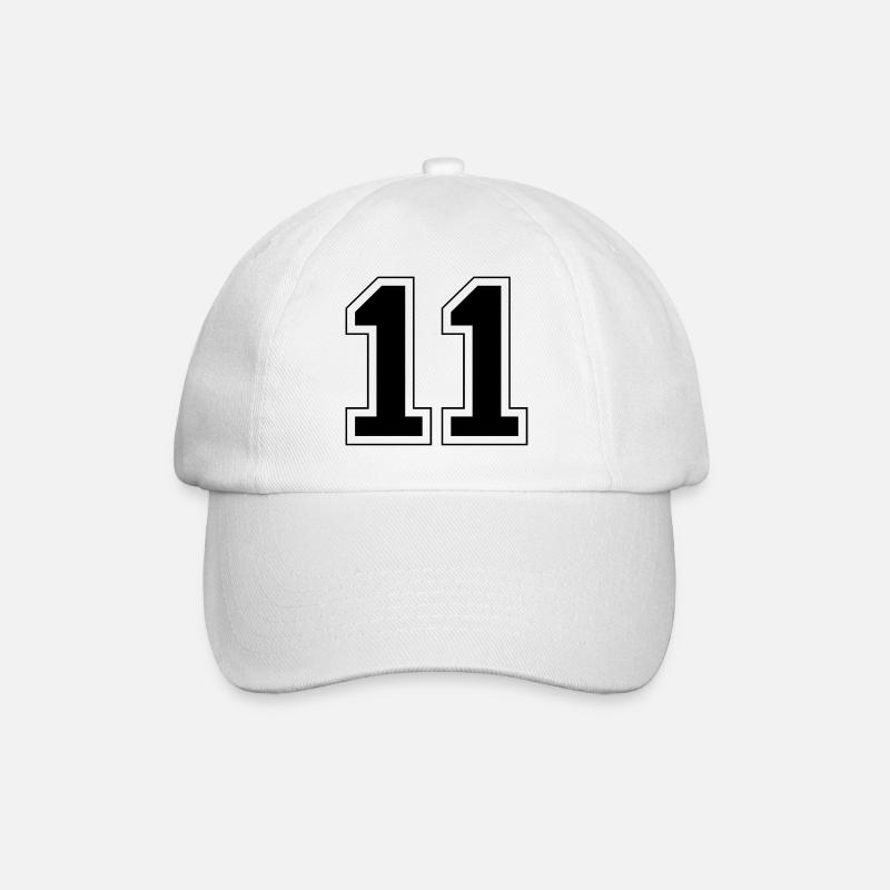 11 - Casquette classique - blanc/blanc