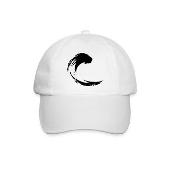 Lion signe virgule pinceau cadeau - Casquette classique - blanc/blanc - Devant
