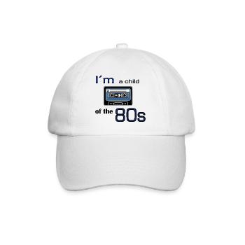 Je suis un enfant des années 80 - cassette - Casquette classique - blanc/blanc - Devant