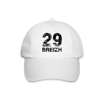 29 Breizh Bretagne - Casquette classique - blanc/blanc - Devant
