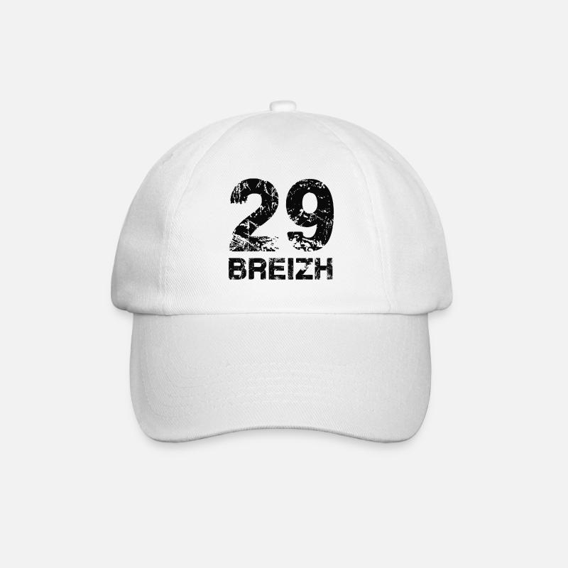 29 Breizh Bretagne - Casquette classique - blanc/blanc