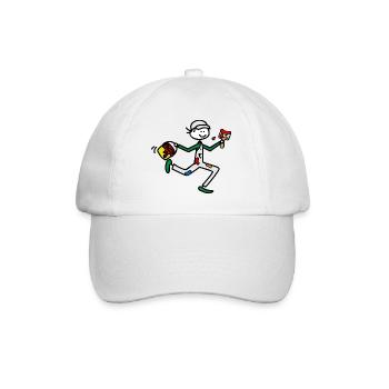 Maler - Baseballkappe - Weiß/Weiß - Vorne