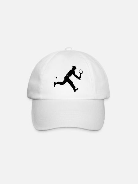 tennis retro - Casquette classique - blanc/blanc