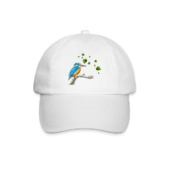 Eisvogel - Baseballkappe - Weiß/Weiß - Vorne