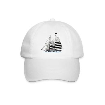 voilier breton - Casquette classique - blanc/blanc - Devant