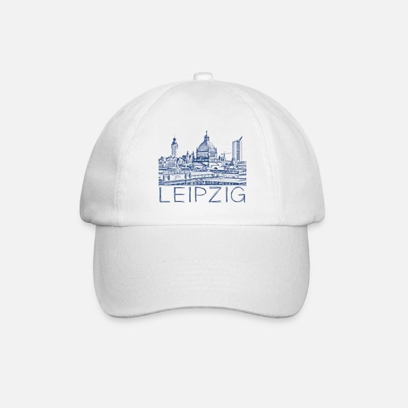 Kulizeichnung Leipzig - Casquette classique - blanc/blanc