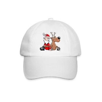 Christmas Dreamteam - Baseball Cap - white/white - Front