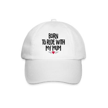 Horse sayings - Baseball Cap - white/white - Front