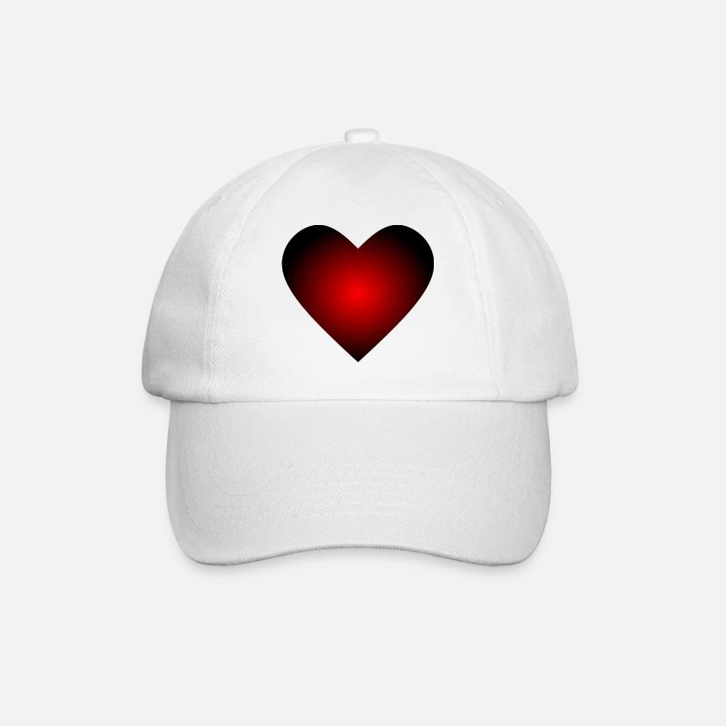 Valentinstag Geschenk Valentinstag - Baseballkappe - Weiß/Weiß