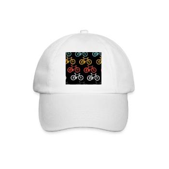 bicycle - Baseball Cap - white/white - Front