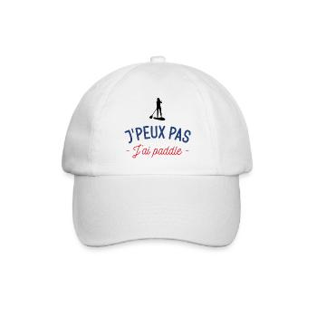 J'peux pas j'ai paddle - Casquette classique - blanc/blanc - Devant