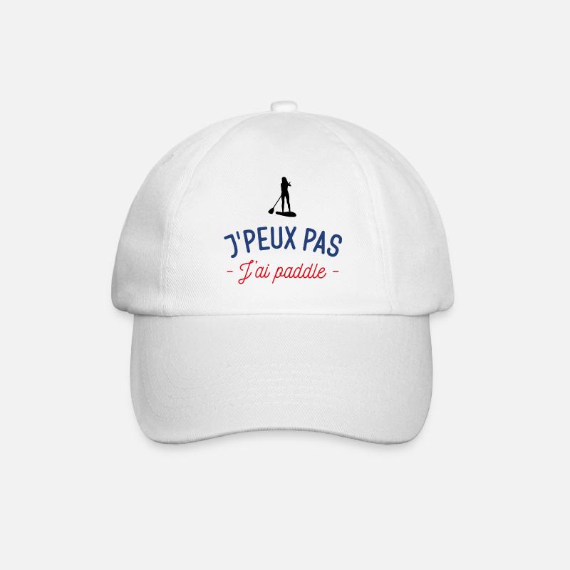 J'peux pas j'ai paddle - Casquette classique - blanc/blanc