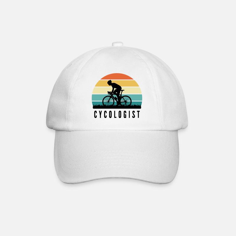 CYCOLOGIST - Baseball Cap - white/white