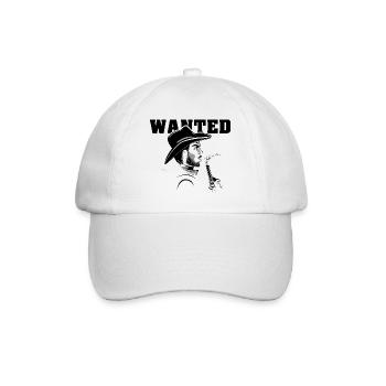 Symbole de cowboy recherché Logo Symbole de l’Ouest - Casquette classique - blanc/blanc - Devant