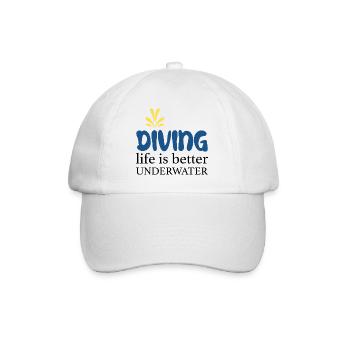 Plongée - Casquette classique - blanc/blanc - Devant