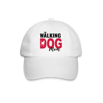 Hund lustig Gassi Frauchen Hundemama Hundehalter - Baseballkappe - Weiß/Weiß - Vorne