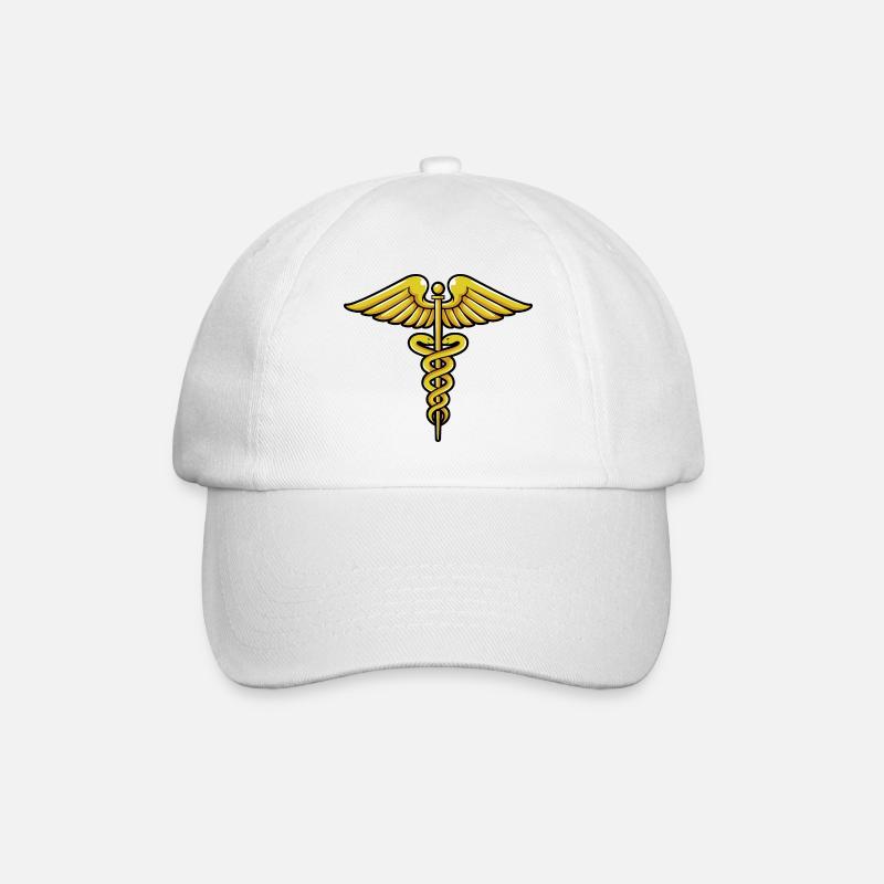 Caduceus Hermesstab - Casquette classique - blanc/blanc