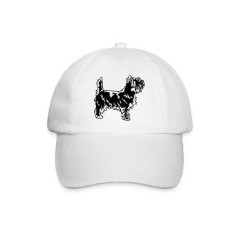 Cairn Terrier - Casquette classique - blanc/blanc - Devant