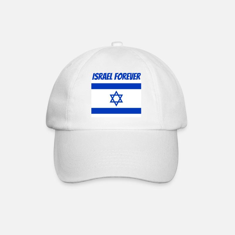 Israel Forever - Casquette classique - blanc/blanc