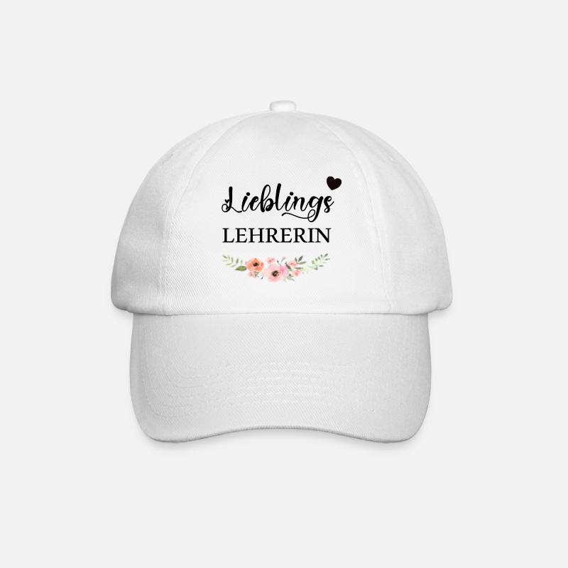 Lieblings Lehrerin - Baseballkappe - Weiß/Weiß