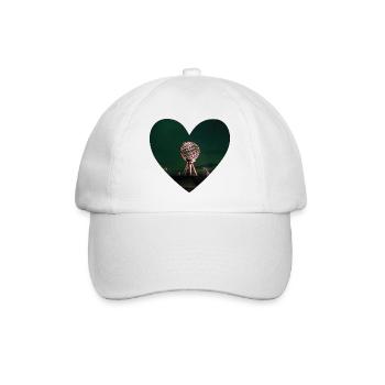 North Cape Heart - Baseball Cap - white/white - Front