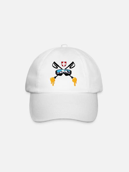 Savoie Ski et fondue savoyarde Cadeau Haute Savoie - Casquette classique - blanc/blanc