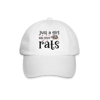 Rat Rats - Baseball Cap - white/white - Front