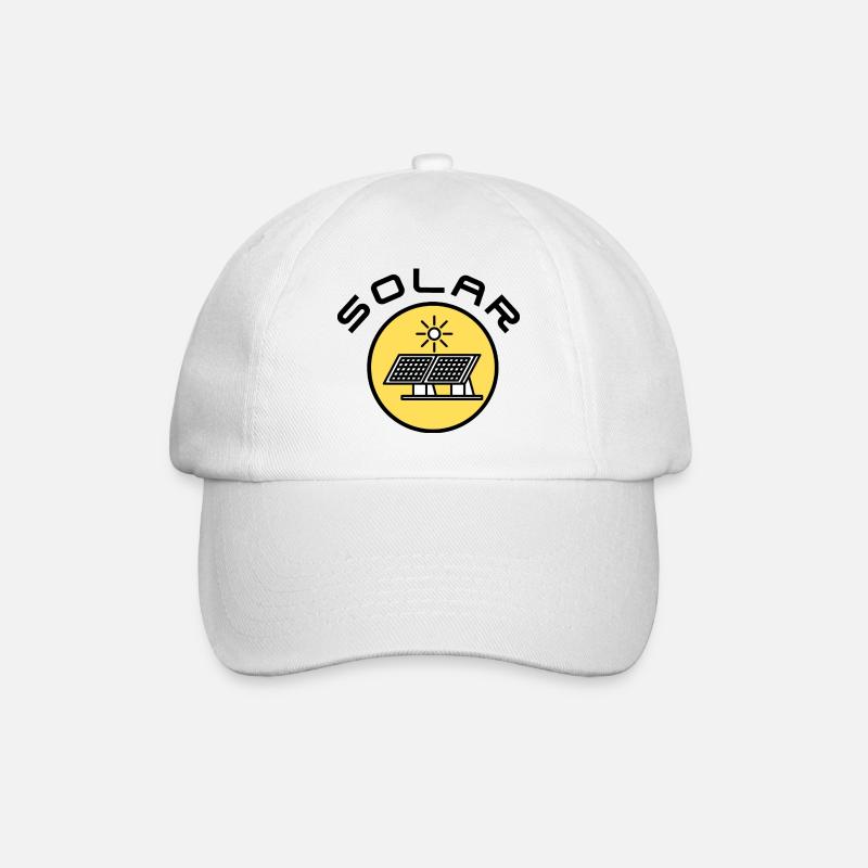 Solar Icon - Baseballkappe - Weiß/Weiß