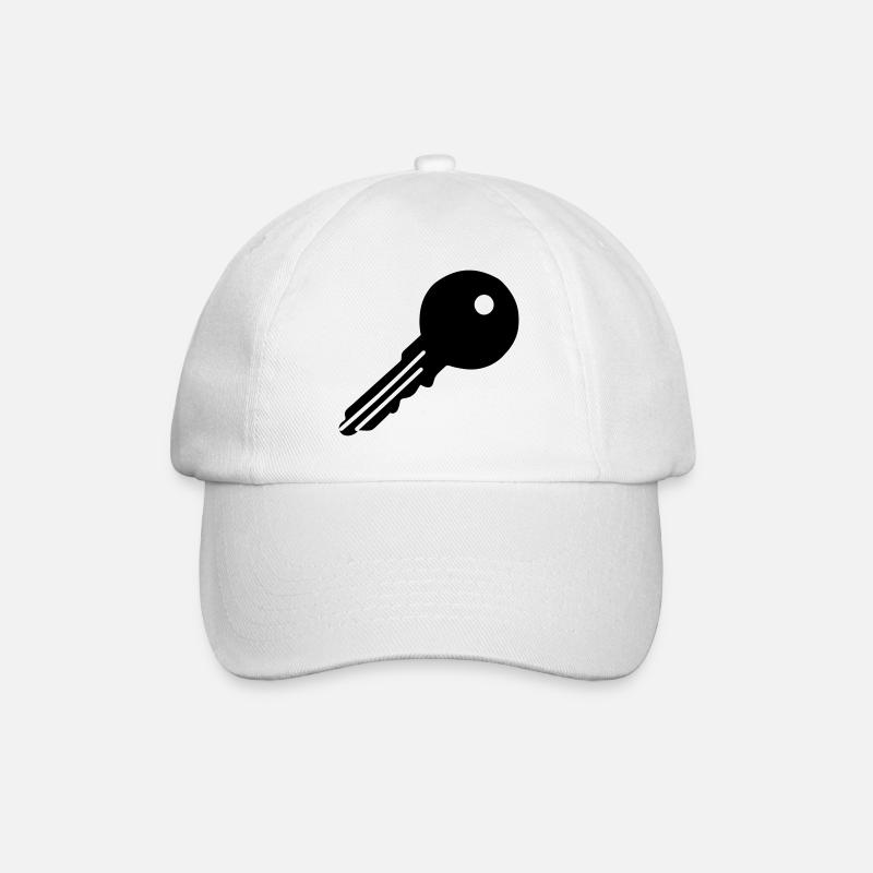 Schlüssel - Baseballkappe - Weiß/Weiß
