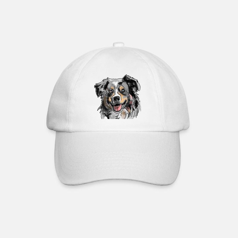 Berger australien - Casquette classique - blanc/blanc