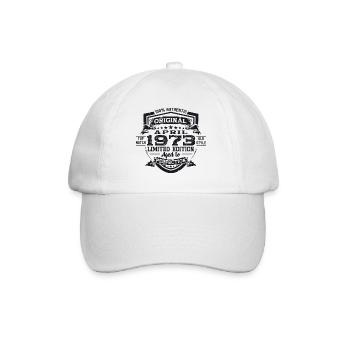 50e anniversaire homme April Né en 1973 Original - Casquette classique - blanc/blanc - Devant