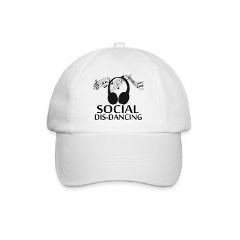 Dancing Dance Music - Baseball Cap - white/white - Front