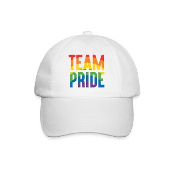 Mois de la fierté LGBT - Fierté d’équipe - Casquette classique - blanc/blanc - Devant