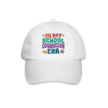 In my school counselor era - Baseball Cap - white/white - Front