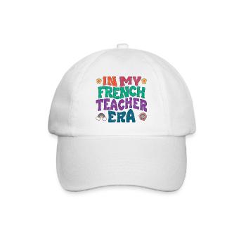 À l’époque où je prenais le français - Casquette classique - blanc/blanc - Devant