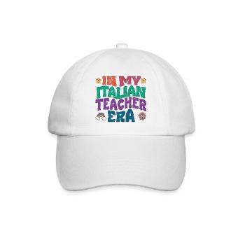 À l’époque de mon professeur d’italien - Casquette classique - blanc/blanc - Devant