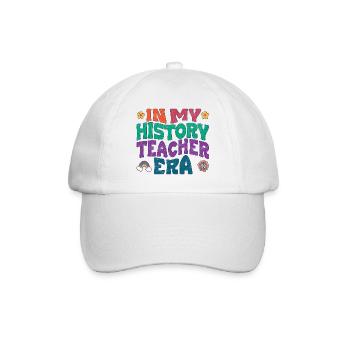 À l’époque de mon professeur d’histoire - Casquette classique - blanc/blanc - Devant