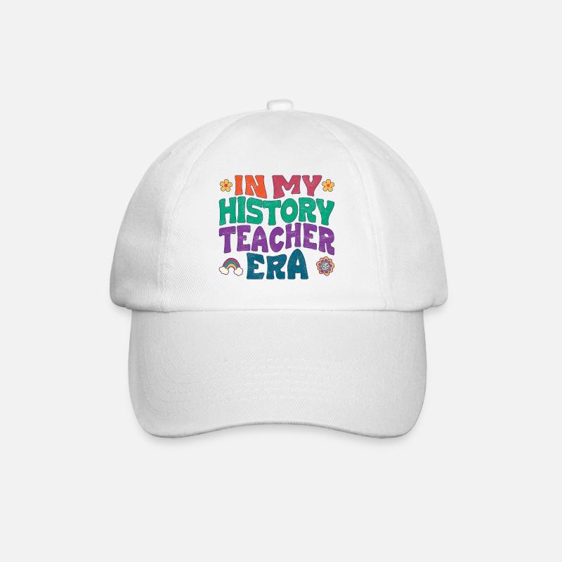 À l’époque de mon professeur d’histoire - Casquette classique - blanc/blanc