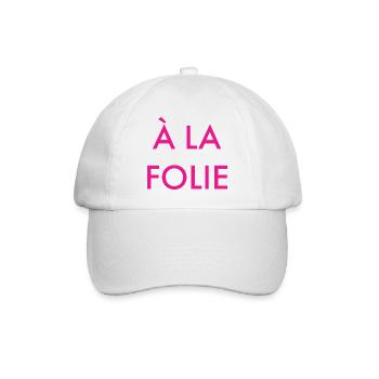 a la folie - Casquette classique - blanc/blanc - Devant