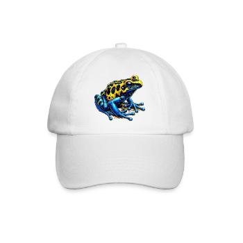 Frosch - Baseballkappe - Weiß/Weiß - Vorne