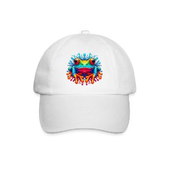 Grenouille - Casquette classique - blanc/blanc - Devant