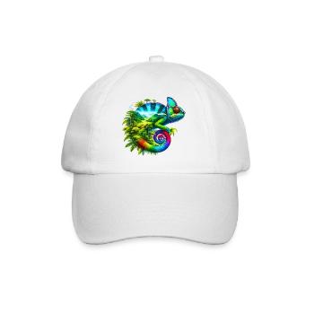 Chameleon - Baseball Cap - white/white - Front