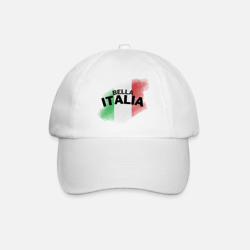 Bella Italia - Baseballkappe - Weiß/Weiß