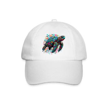 Turtle - Baseball Cap - white/white - Front